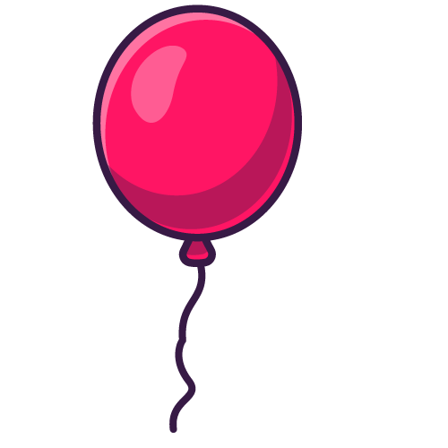 Ballon rose